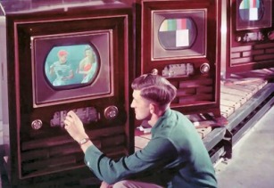 First color televisions of the 1950's